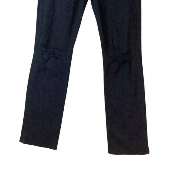 NWT LTJ Letter to Juliet Venice Jeans Womens Size 25 Black High-Rise Distressed - Picture 6 of 11